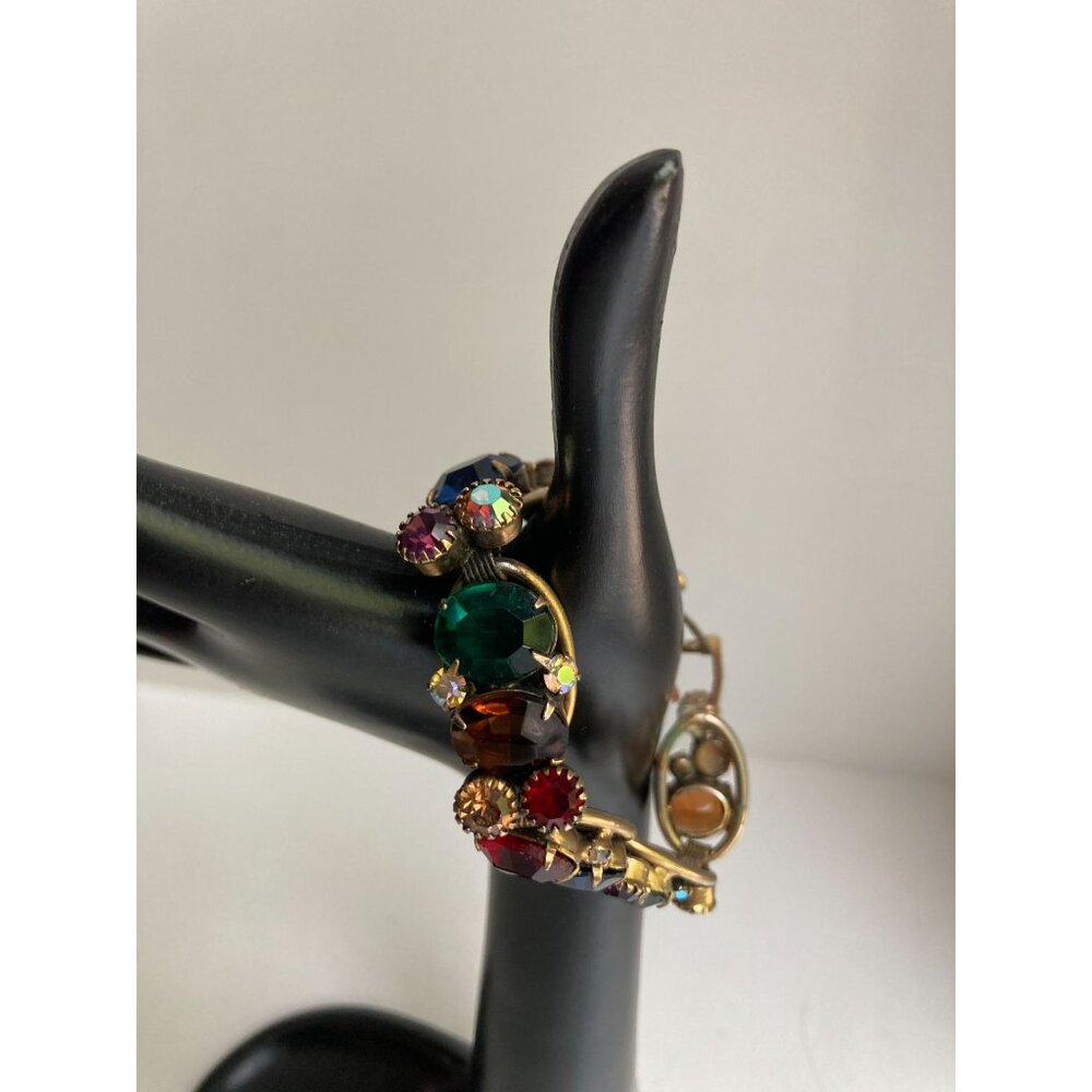 Weiss Multi Color Rhinestone Bracelet -READ - Picture 8 of 16